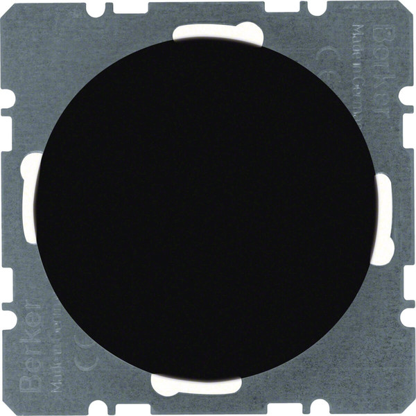 Berker 10092045 Blindverschluss mit Zentralstück R.1/R.3 schwarz. glänzend