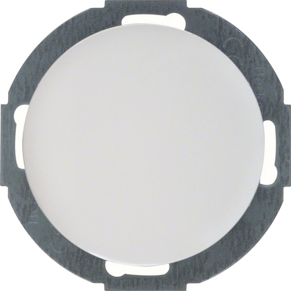 Berker 10092079 Blindverschluss mit Zentralstück Serie R.Classic polarweiß. glänzend