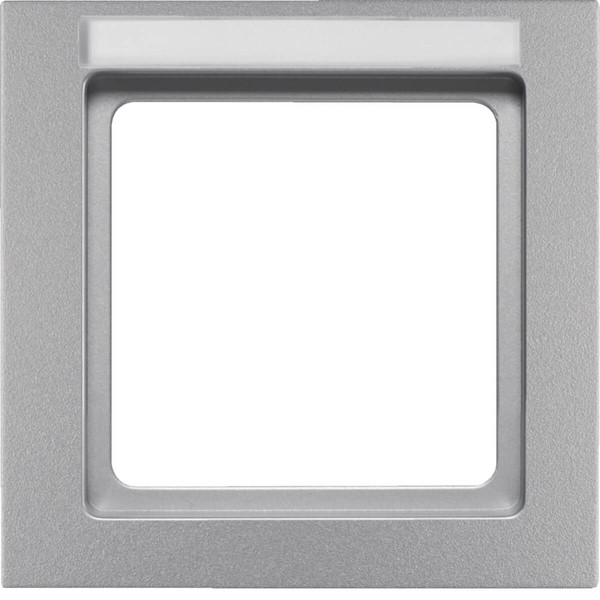 Berker 10516094 Rahmen 1fach mit Beschriftungsfeld Q.3 alu samt. lackiert
