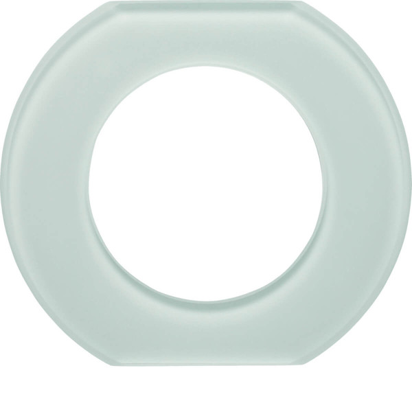 Berker 109309 Glasmittelrahmen 1fach Serie Glas polarweiß