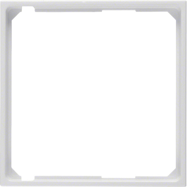 Berker 11098989 Zwischenring für Zentralplatte S.1/B.3/B.7 polarweiß. glänzend
