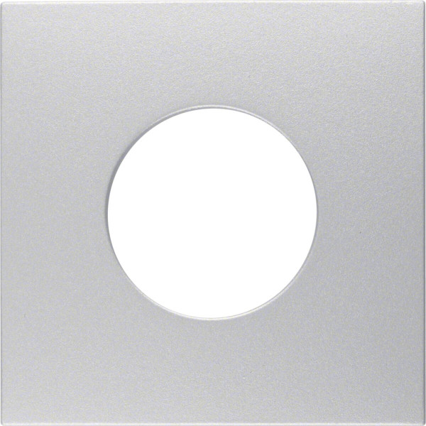 Berker 11241404 Zentralstück für Drucktaster und Lichtsignal E10 B.7 alu. matt