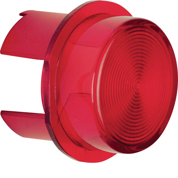Berker 1281 Haube für Drucktaster und Lichtsignal E10 Zubehör rot transparent