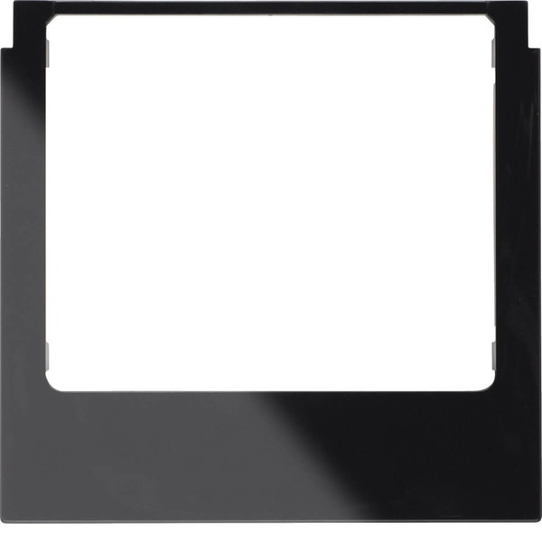 Berker 13192245 Designrahmen eckig schwarz. glänzend