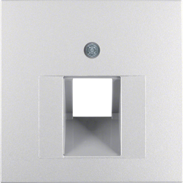 Berker 14071404 Zentralstück für UAE Steckdose S.1/B.3/B.7 alu. matt