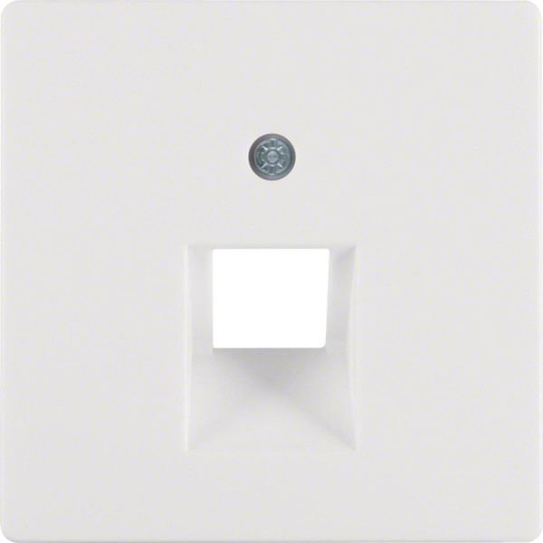 Berker 14076089 Zentralstück für UAE Steckdose Q.x polarweiß. samt