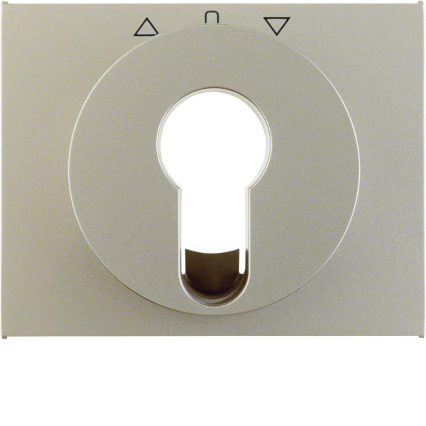Berker 15047104 Zentralstück für Jalousie-Schlüsselschalter/-taster K.5 edelstahl. lackiert