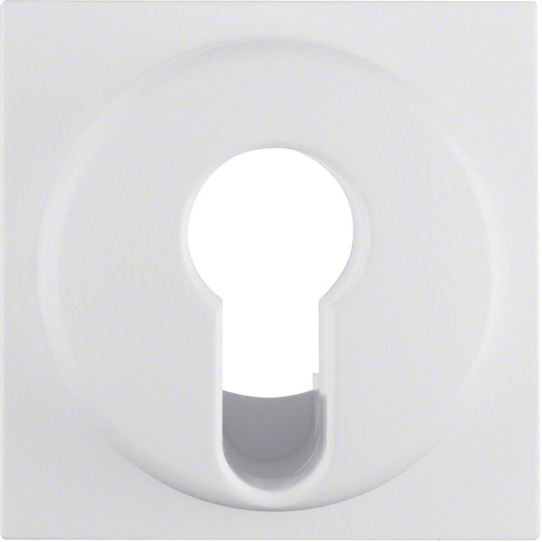 Berker 15076089 Zentralstück für Schlüsselschalter/-taster Q.x polarweiß. samt