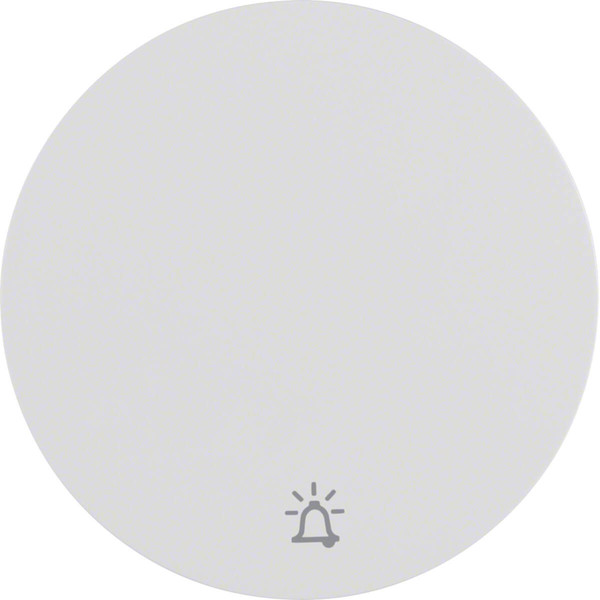 Berker 16202069 Wippe mit Aufdruck Symbol Klingel R.1/R.3 polarweiß. glänzend