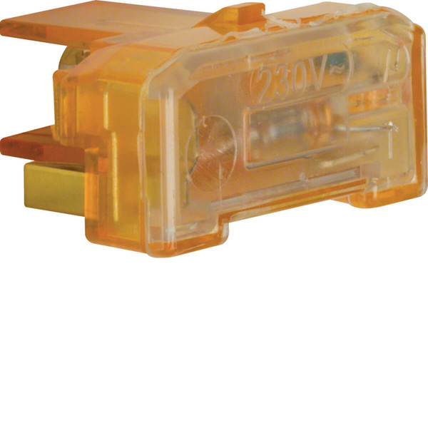 Berker 167504 Glimmaggregat mit N-Klemme Modul-Einsätze orange