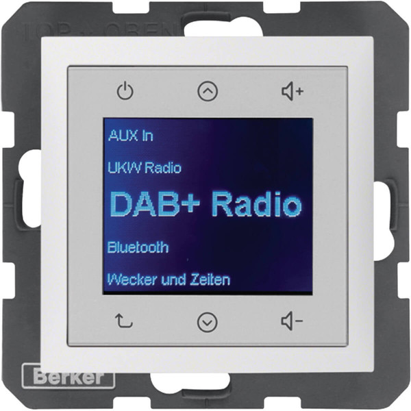 Berker 29849909 Radio Touch UP DAB+ S.1/B.x polarweiss matt