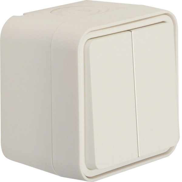 Berker 30753502 Serienschalter AP W.1 polarweiß LT