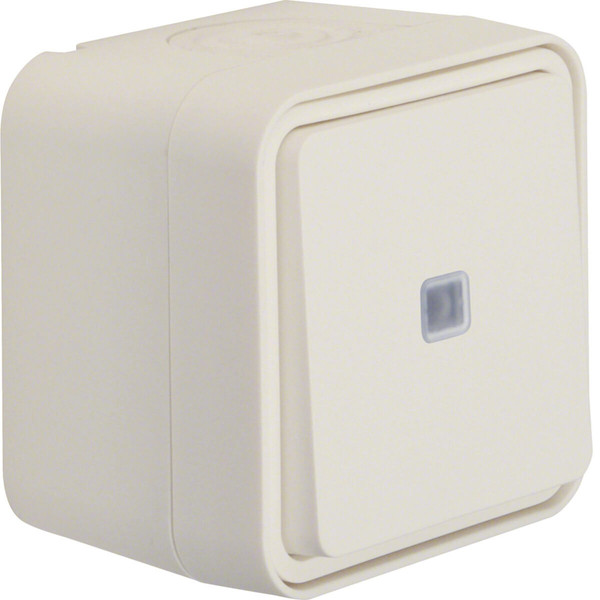 Berker 31763502 Kontroll-Wechselschalter AP W.1 polarweiß LT