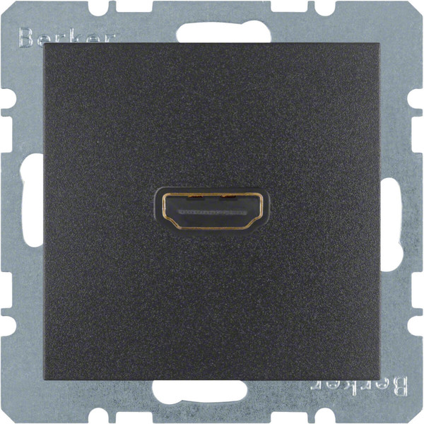 Berker 3315421606 High Definition Steckdose S.1/B.3/B.7 anthrazit. matt
