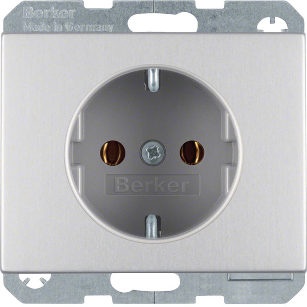 Berker 41157003 Steckdose Schuko K.5 Alu