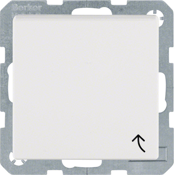 Berker 41241909 Steckdose Schuko mit Klappdeckel und Schraubliftklemmen S.1 IP44 polarweiß matt