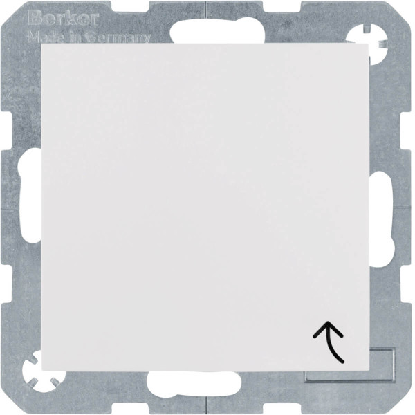 Berker 41248989 Steckdose Schuko mit Klappdeckel und Schraubliftklemmen S.1 IP44 polarweiß glänz
