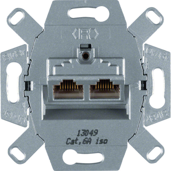 Berker 4587 UAE-Steckdose 8/8-polig geschirmt Cat.6A