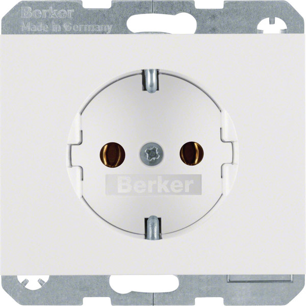 Berker 47157009 Steckdose Schuko. K.1. polarweiß glänzend