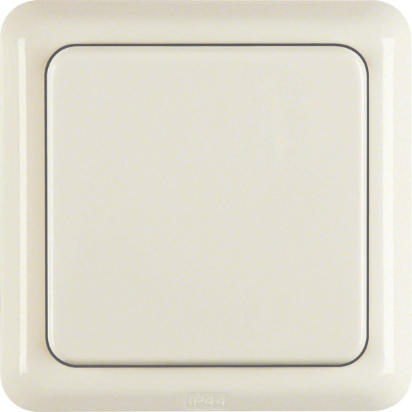 Berker 4718 Steckdose Schuko mit Klappdeckel und Rahmen wg Up IP44 weiß glänzend