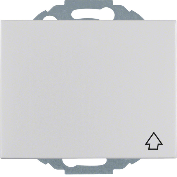 Berker 47477103 Steckdose Schuko mit Klappdeckel und erhöhtem Berührungsschutz K.5 Alu