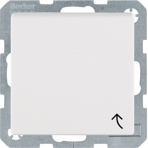 Berker 47511909 Steckdose Schuko mit Klappdeckel S.1/B.3/B.7 polarweiß matt