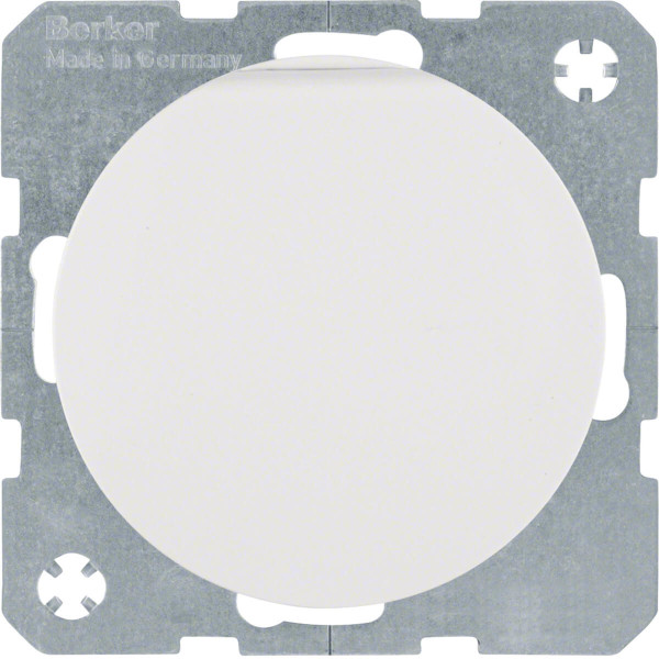 Berker 47512089 Steckdose Schuko mit Klappdeckel u. erh.BS R.1/R.3 polarweiß. glänzend