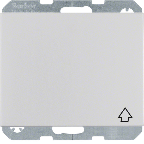 Berker 47517103 Steckdose Schuko mit Klappdeckel mit erhöhtem Berührungsschutz K.5 Alu