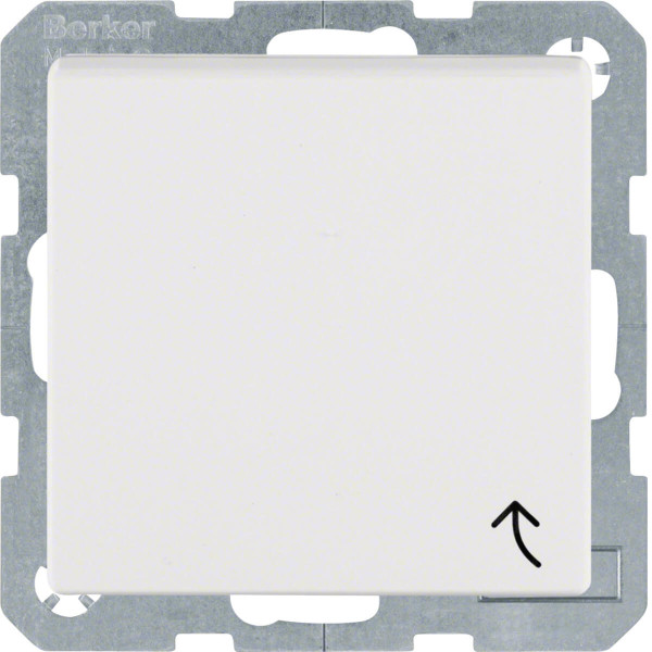 Berker 47521909 Steckdose Schuko mit Klappdeckel S.1 IP44 polarweiß matt