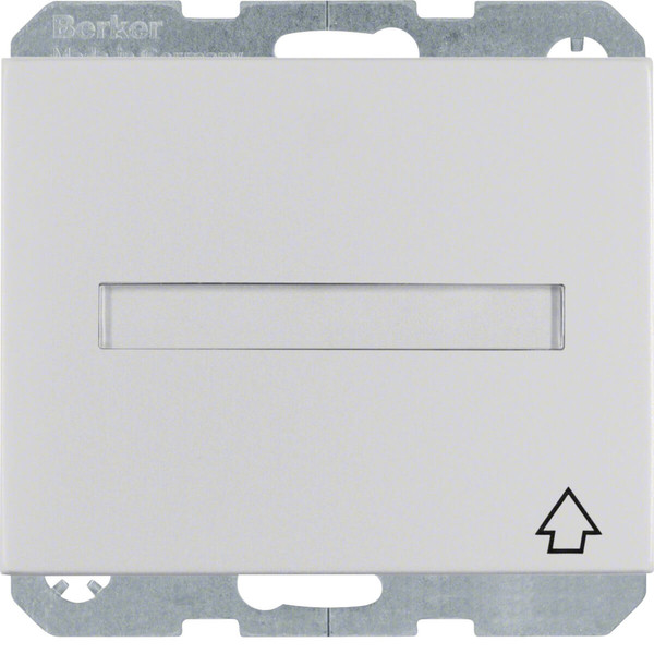 Berker 47527203 Steckdose Schuko mit Klappdeckel. BSF u. erh.BS K.5 Alu