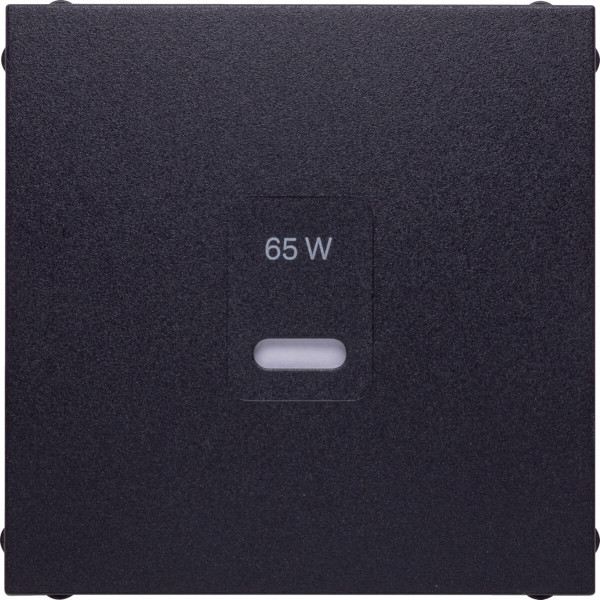 Berker 48601606 Zentralstück für USB B.x. anthrazit matt. lackiert