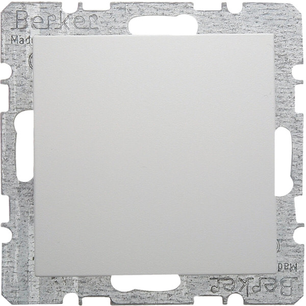 Berker 6710091909 Blindverschluss mit Zentralstück S.1/B.3/B.7 polarweiß. matt