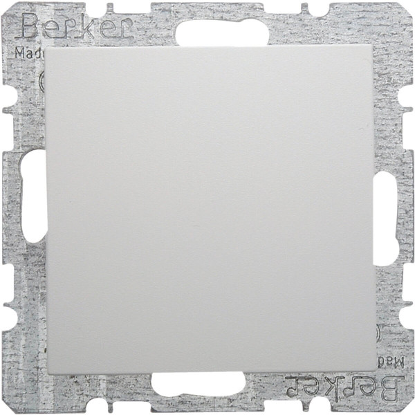 Berker 6710098989 Blindverschluss mit Zentralstück S.1/B.3/B.7 polarweiß. glänzend