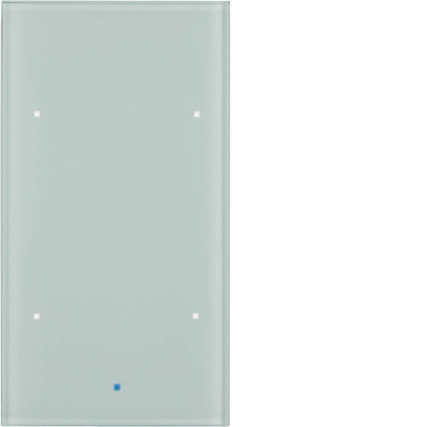 Berker 75142830 Glas-Sensor 2fach Komfort TS Sensor. polarweiß