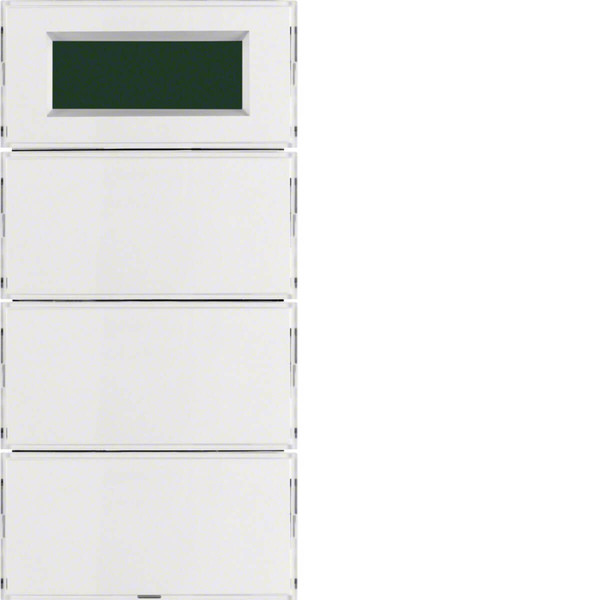 Berker 75663780 Tastsensor 3fach mit RTR. Display S.1/B.3/B.7 für weiß und polarweiß