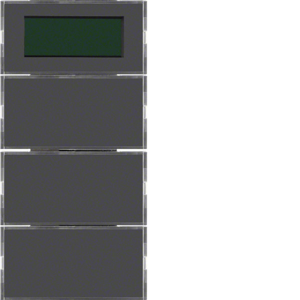 Berker 75663785 Tastsensor 3fach mit RTR. Display B.3/B.7