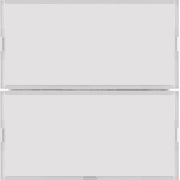 Berker 80162780 Tastsensor 2fach Komfort mit Beschriftungsfeld KNX S.1/B.x weiß/polarweiß