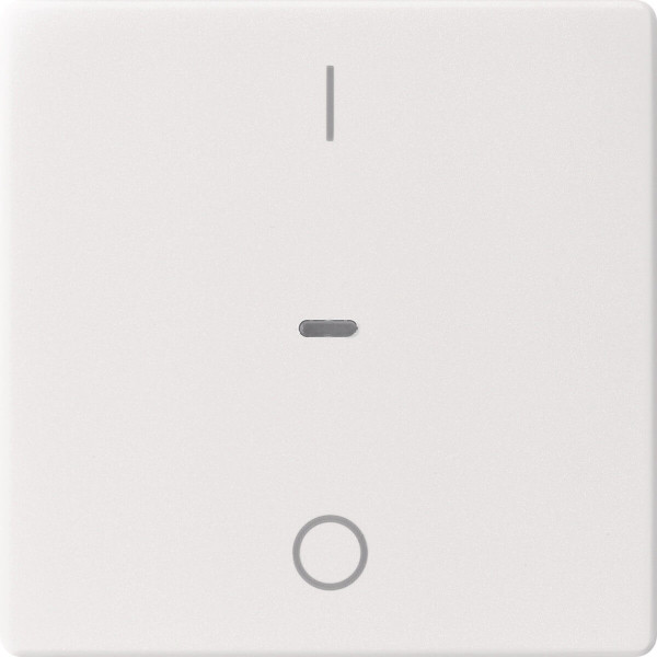 Berker 80962229 Abdeckung für Tastsensor-Modul 1fach mit I/O-Symbol Q.x polarweiß