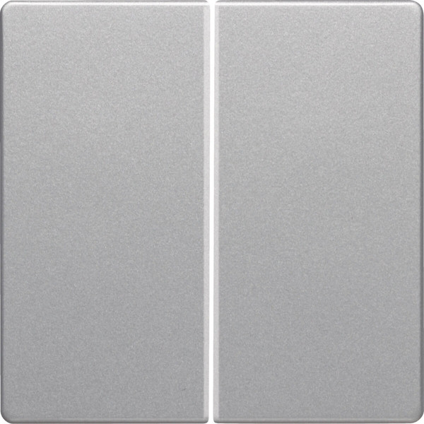 Berker 85142124 Taste 2fach Q.x alu samt. lackiert