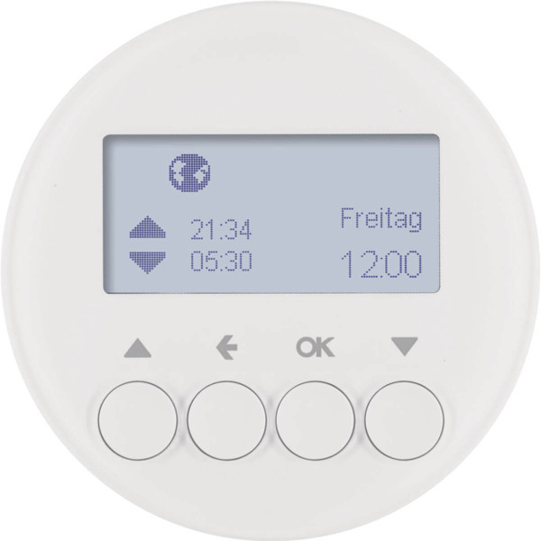 Berker 85741139 Jalousie-Schaltuhr R.1/R.3 polarweiß. glänzend