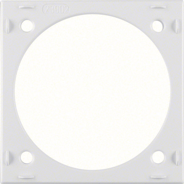 Berker 918252512 Aufbau-Distanzring. Integro Flow/Pure. polarweiß glänzend