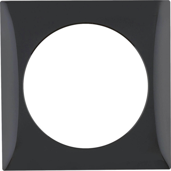 Berker 918272510 Rahmen 1fach. Integro Flow. schwarz glänzend