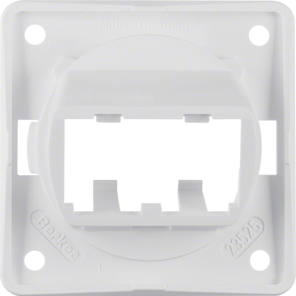Berker 945592509 Tragplatte 2fach für MINI-COM Module. Integro Modul-Einsätze. polarw. gl.
