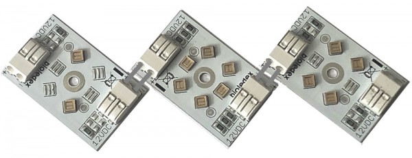 Bioledex UVC LED Modul 275nm 12VDC zur Entkeimung, Desinfektion mit 6 UV-C LED Osram