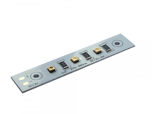 Bioledex UVC LED Modul Mini 275nm 12VDC zur Entkeimung, Desinfektion wie UVC-Lampe