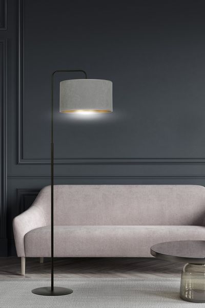 Bioledex Lyngar Stehleuchte E27 150cm grau 50x150x35cm Made in Europe