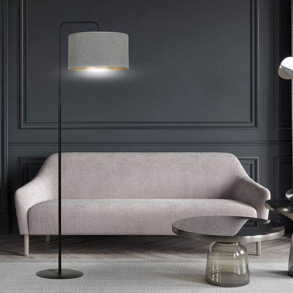 Bioledex Lyngar Stehleuchte E27 150cm grau 50x150x35cm Made in Europe