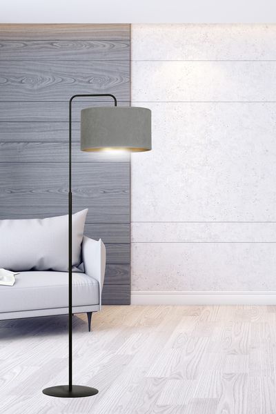 Bioledex Lyngar Stehleuchte E27 150cm grau 50x150x35cm Made in Europe