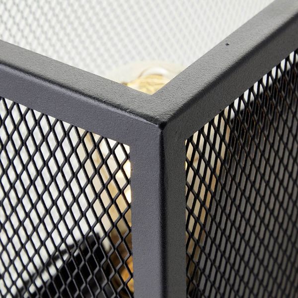 Brilliant Maze Tischleuchte 40x15cm E27 Schwarz Korund 94523/86