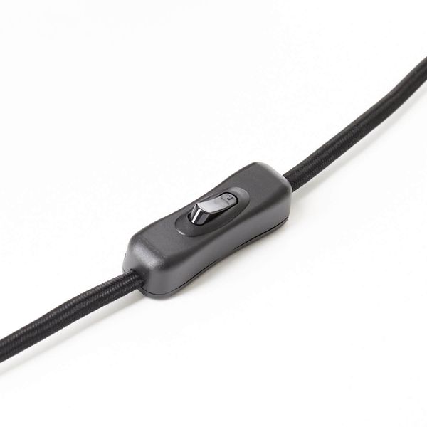 Brilliant Woodball Tischleuchte 28cm E27 Schwarz Matt Natur 94699/06